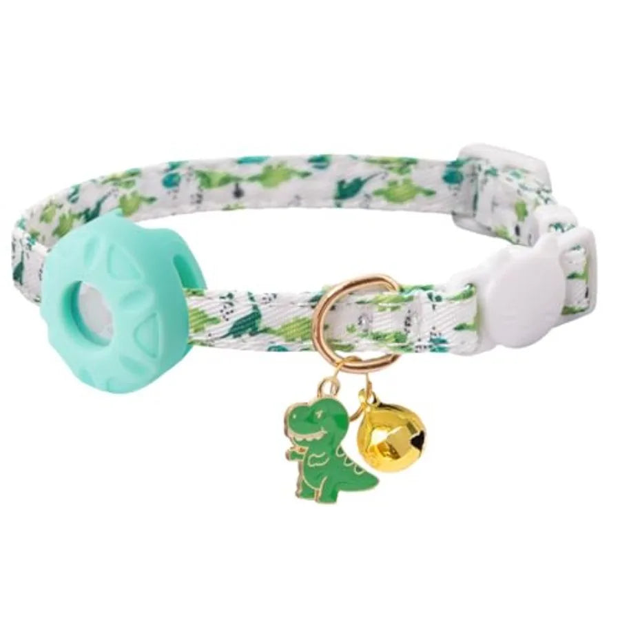 Breakaway Cat Collar With AirTag Holder For Apple AirTag Tracking