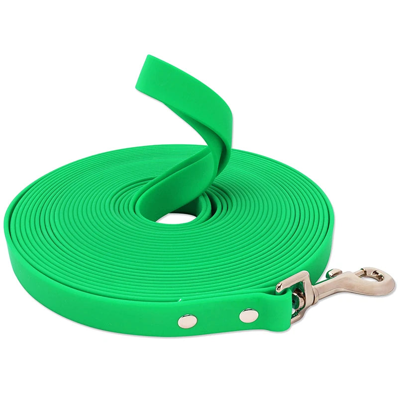 Waterproof PVC Dog Leash Easy Clean Walking Lead Durable