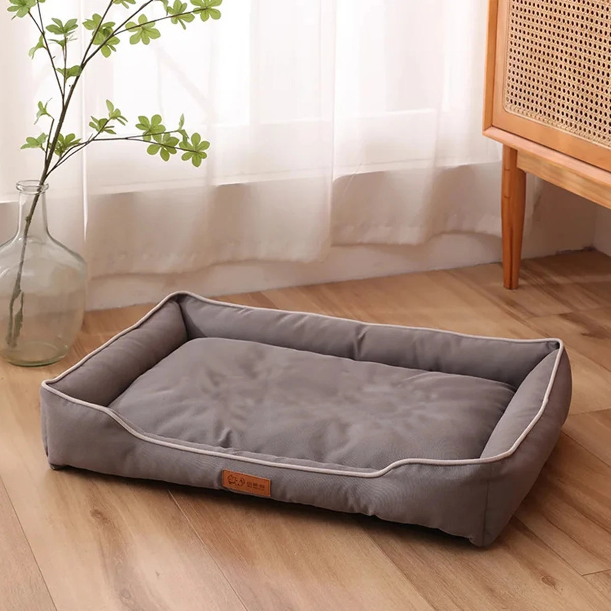 Four Season Square Dog Bed Waterproof Bite Resistant for Dogs