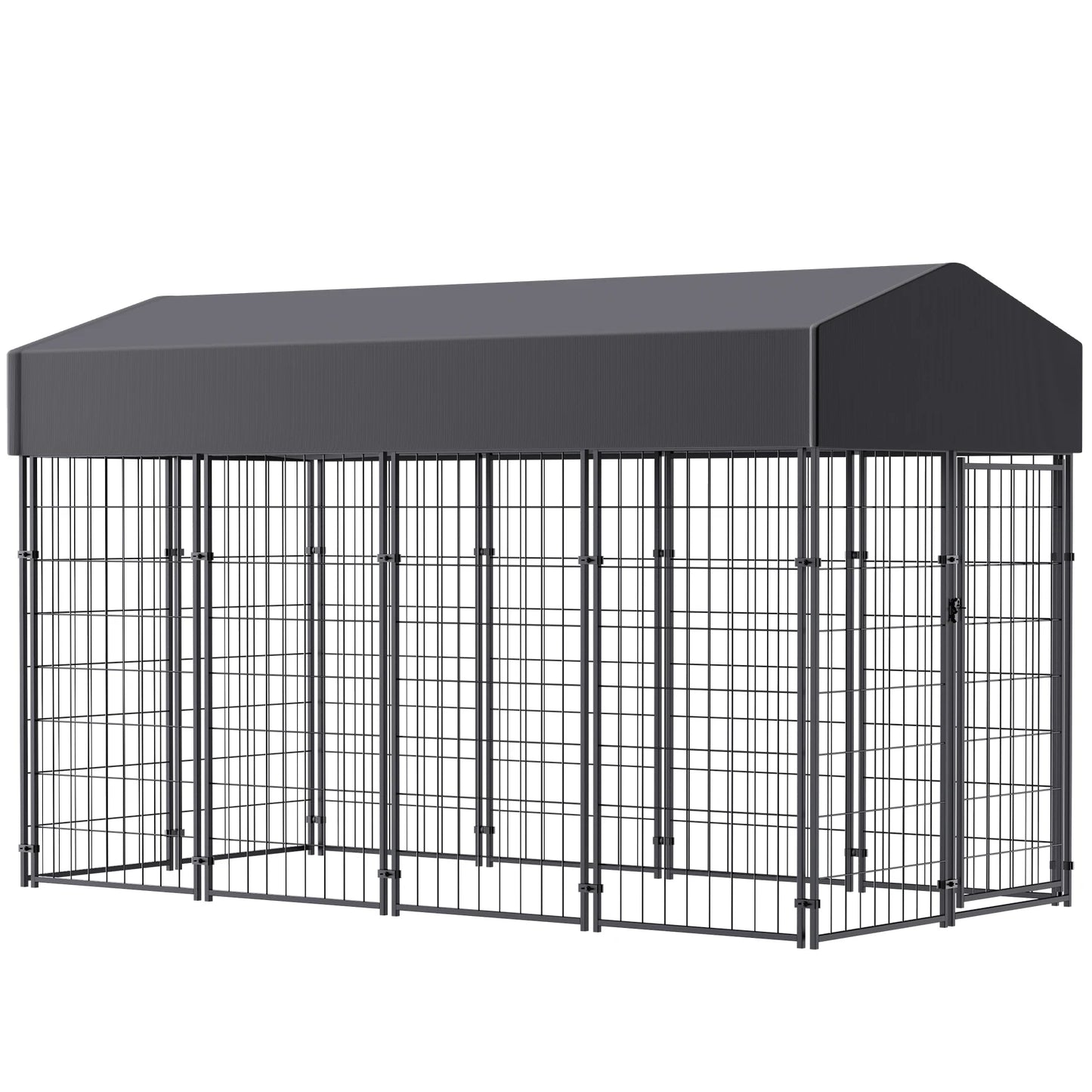 BINGOPAW Heavy Duty Outdoor Dog Kennel With UV Waterproof Cover