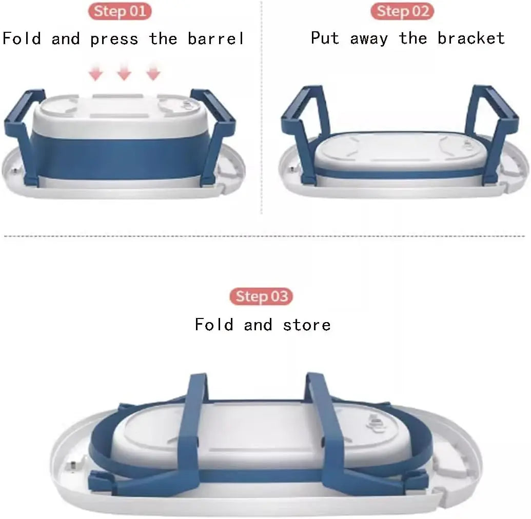 Foldable Pet Bathtub With Drain Hole For Small Dogs Cats