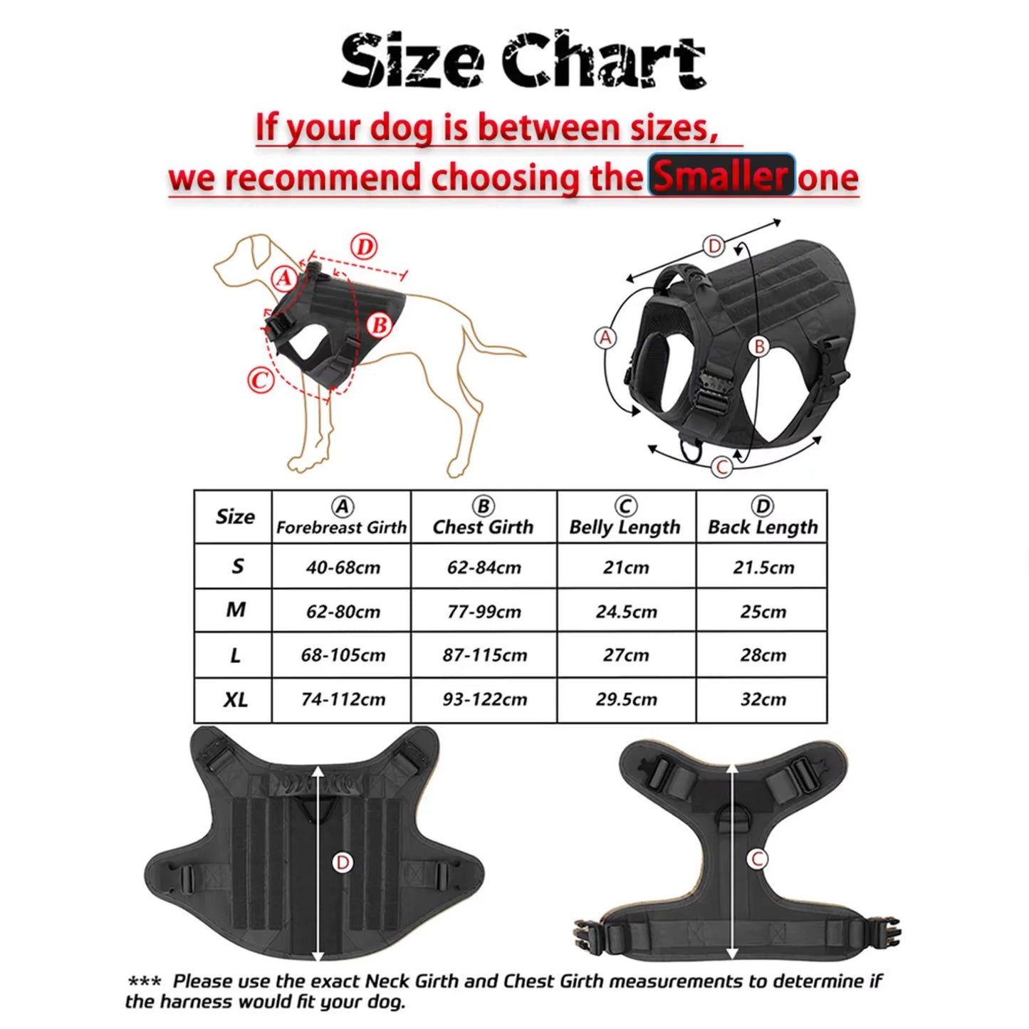 Tactical Dog Harness Vest With Leash And Velcro Patches Sunglasses