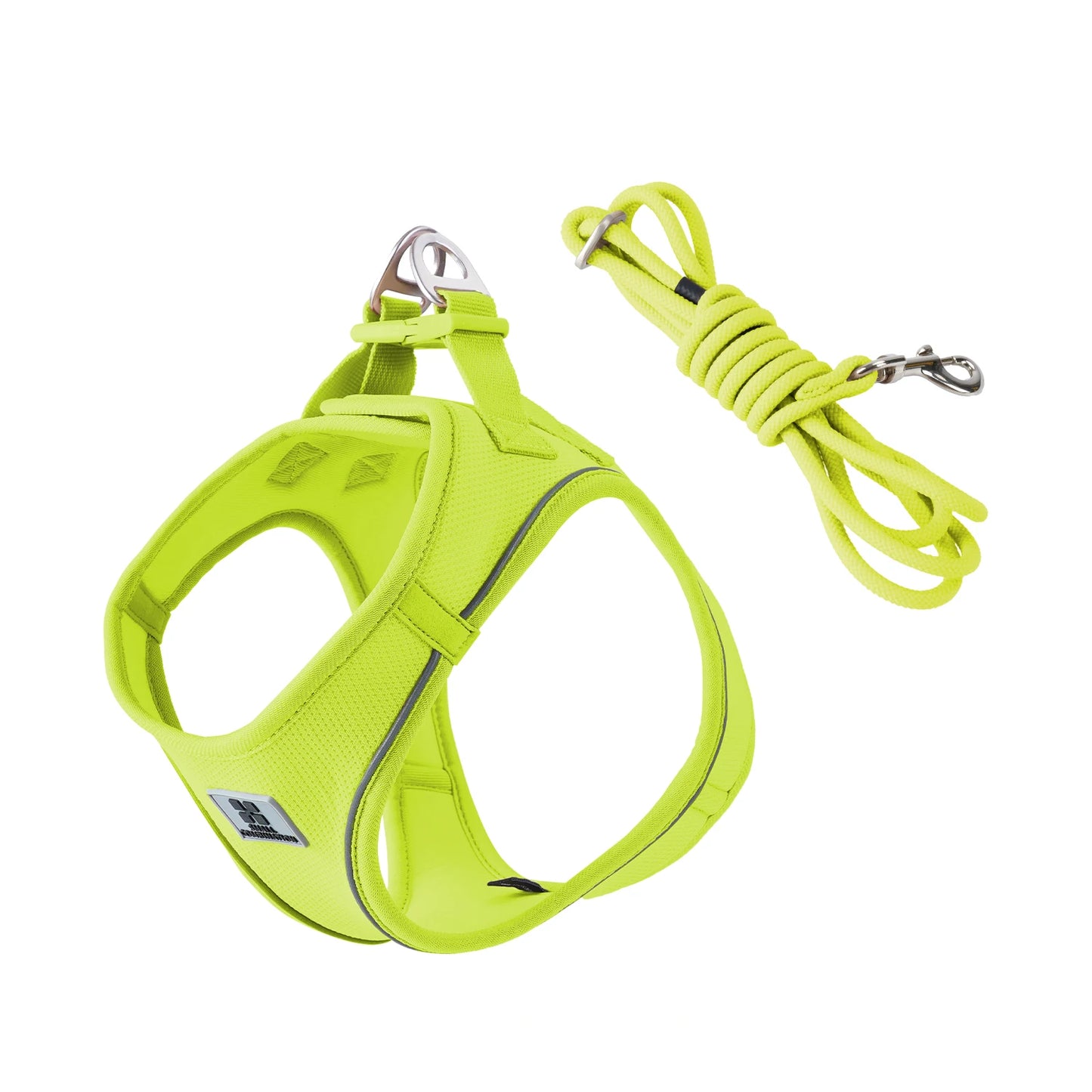 Dog Harness Leash Set for Small-To-Medium Dogs Reflective Adjustable