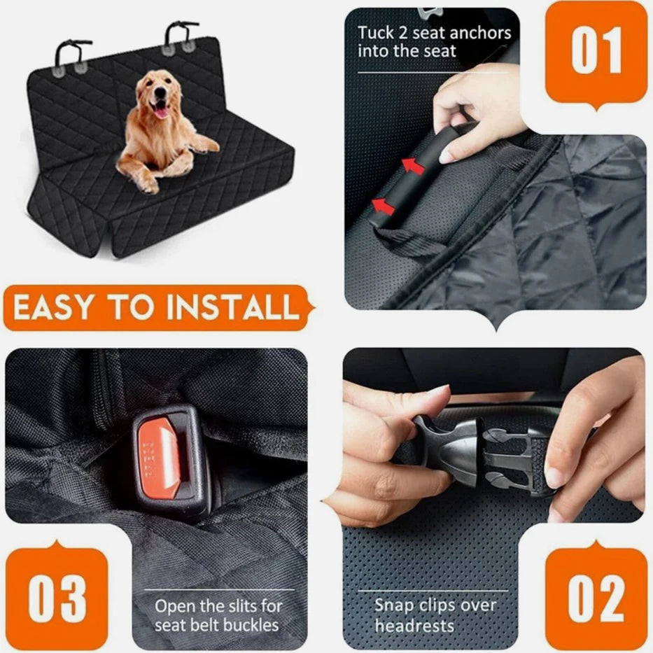 Universal Dog Car Seat Cover Waterproof Back Seat Protector For SUV