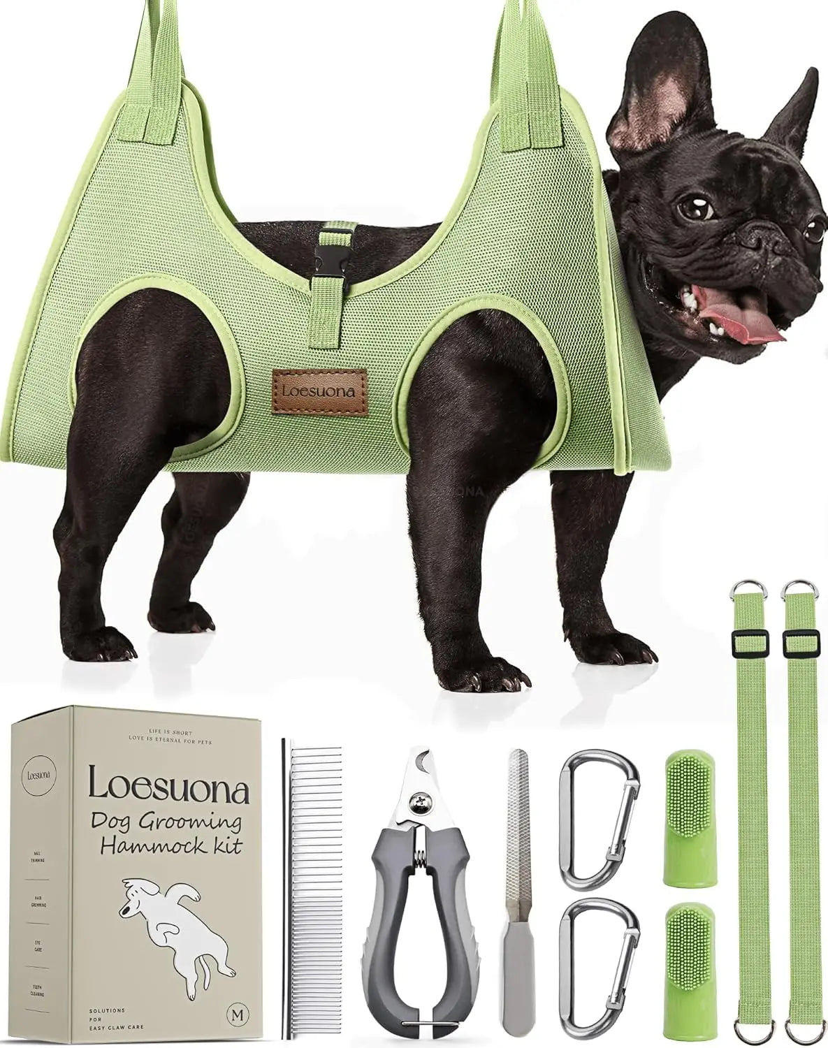 Dog Grooming Hammock Nail Trimming Sling for Small Pets