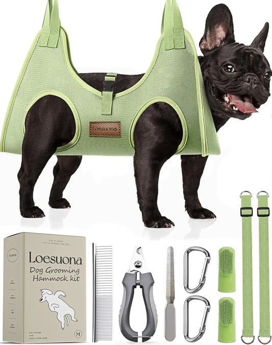 Dog Grooming Hammock Nail Trimming Sling for Small Pets