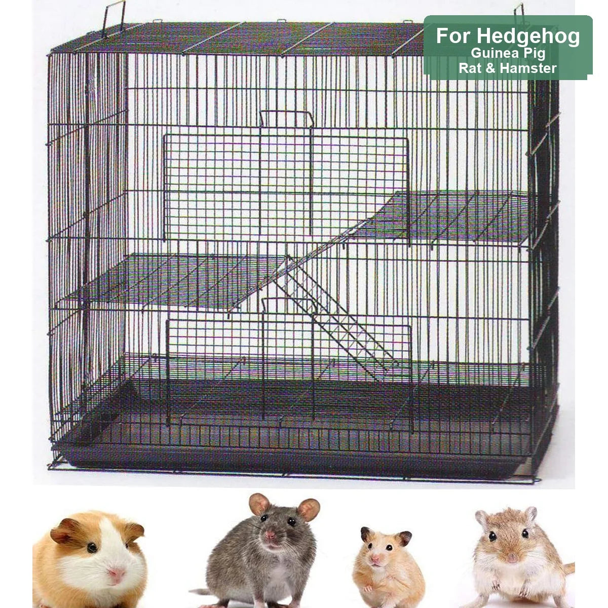 Four Level Small Animal Cage For Hamsters Guinea Pigs