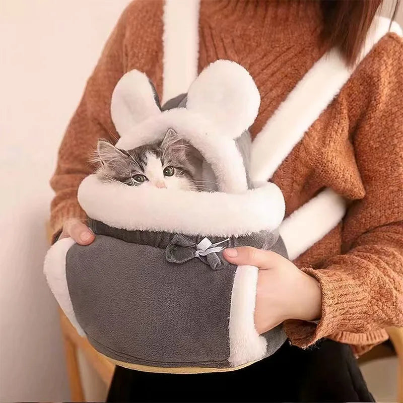 Cat Backpack Carrier With Bubble Window Airline Approved Soft Sided