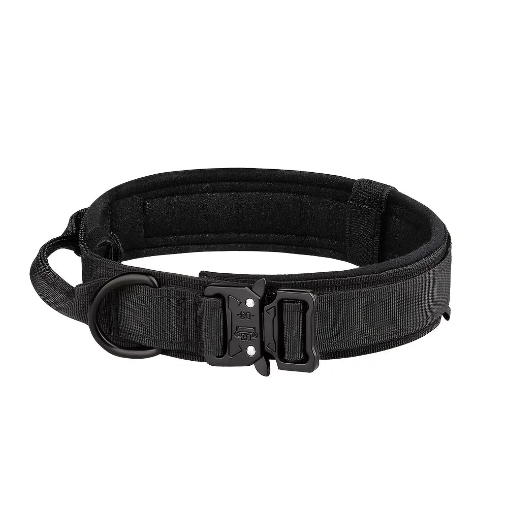Adjustable Tactical Dog Collar And Leash Set With Control Handle