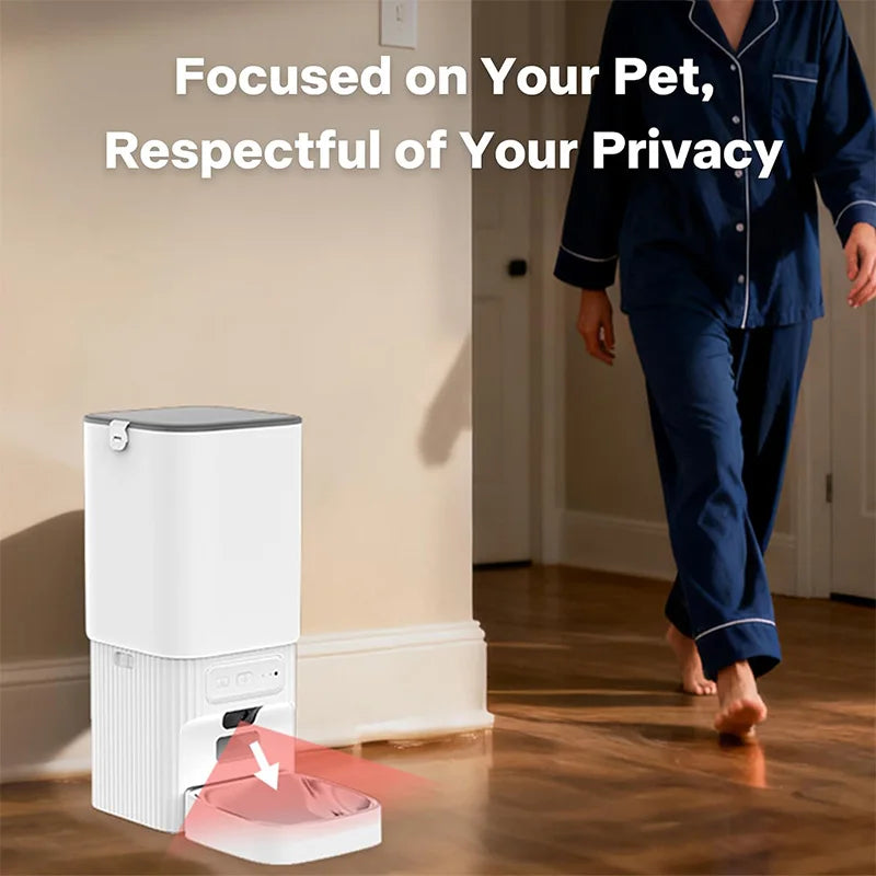 Nityers Smart Pet Feeder With HD Camera, Tuya App Control
