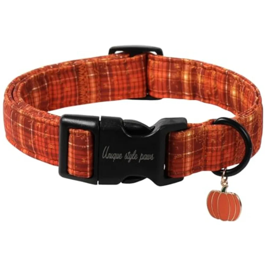 Dog Collar With Pendant Coconut Tree Design Plastic Buckle