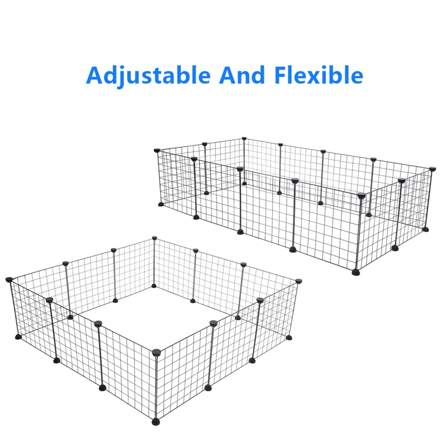 Portable Metal Pet Playpen For Small Animals Wire Fence Tent