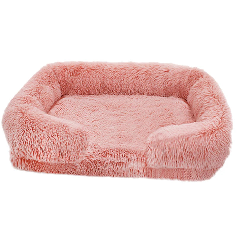 Orthopedic Dog Bed For Large Dogs Thickened Foam With Plush Cover