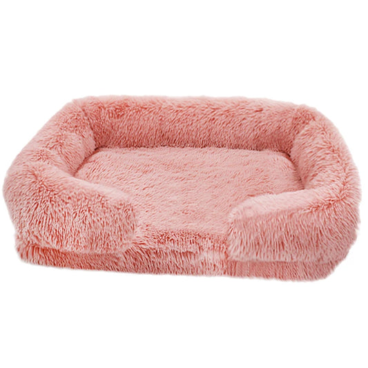 Orthopedic Dog Bed For Large Dogs Thickened Foam With Plush Cover