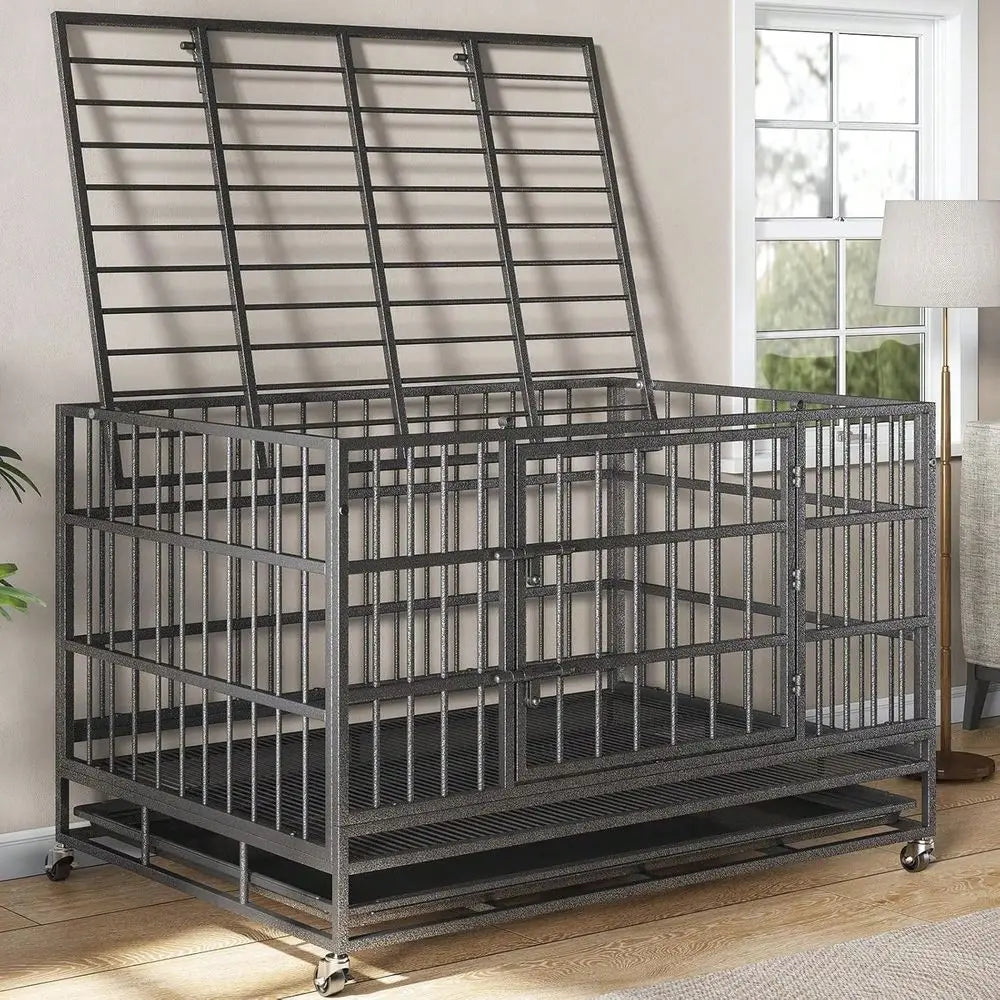 Heavy Duty Indestructible Dog Crate Playpen for Large Dogs