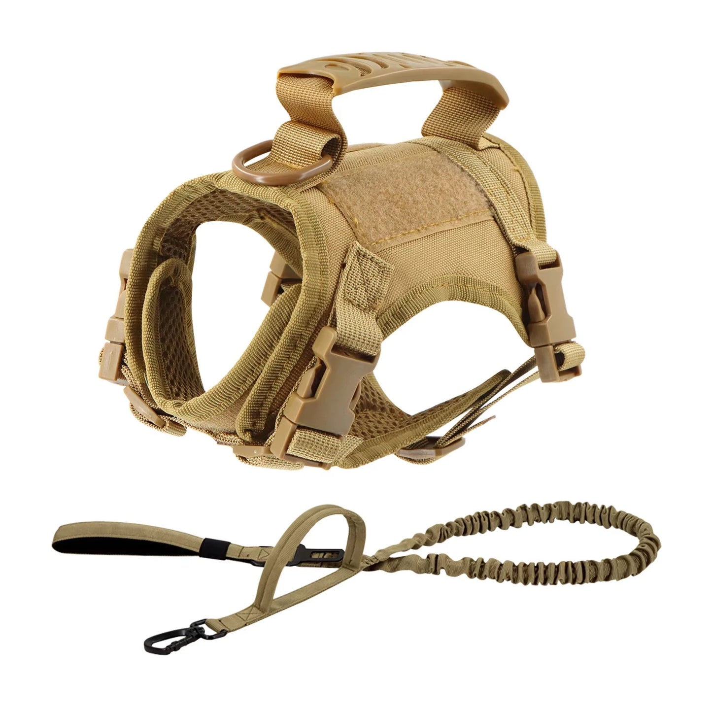 Tactical Puppy Harness Leash Set For Small Dogs And Cats