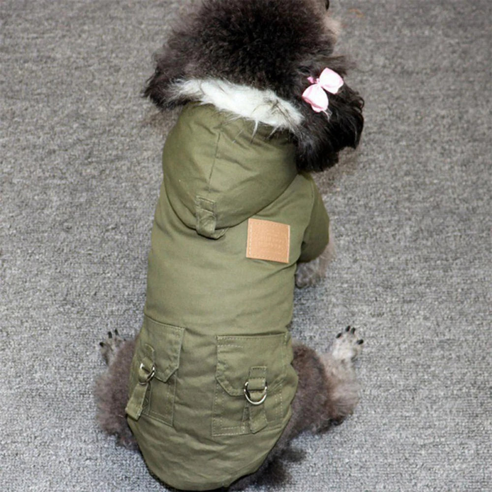 Dog Winter Coat for Small to Medium Dogs Warm Hoodie
