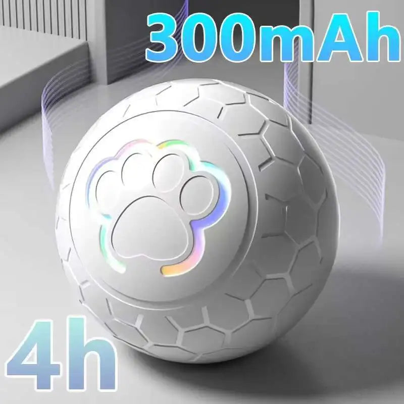 Interactive Electronic Dog Toy Ball With Automatic Bouncing LED Lights