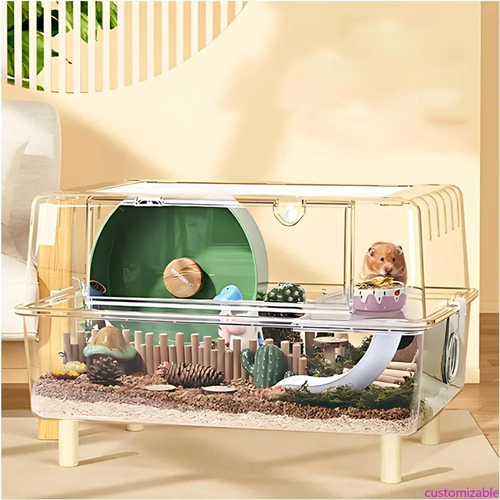 Small Animal Habitat Enclosure For Hamsters And Guinea Pigs