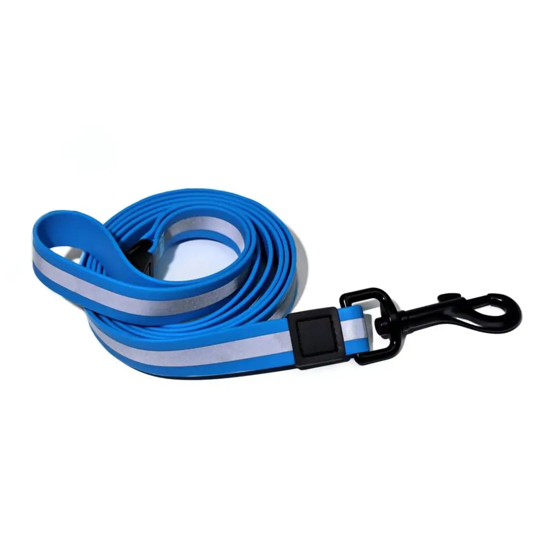 Reflective PVC Dog Leash Collar Set Waterproof Safety Lead