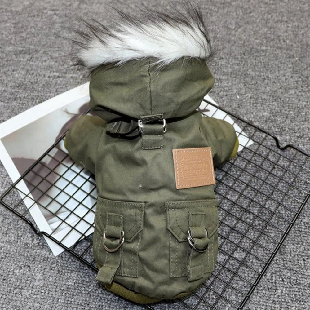 Dog Winter Coat for Small to Medium Dogs Warm Hoodie