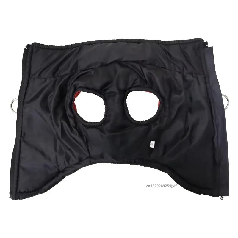 Waterproof Warm Dog Coat With Padded Zipper Jacket For Dogs