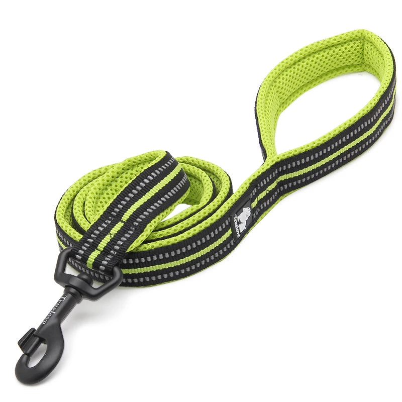 Winhyepet Padded Handle Dog Leash Durable 200cm Training Reflective