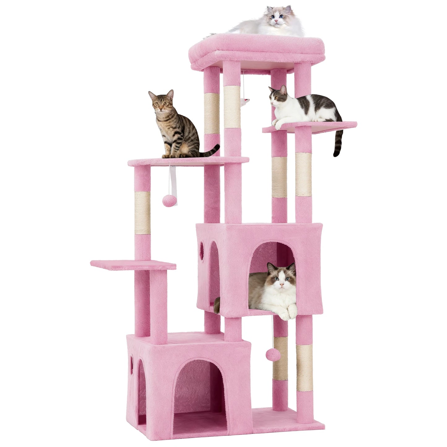 HiMISS Multi-Level Cat Tree Tower For Indoor Maine Coons