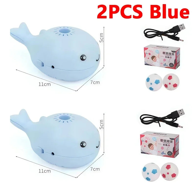 Whale-Shaped Electric Cat Toy With Jet Floating Ball USB Fan
