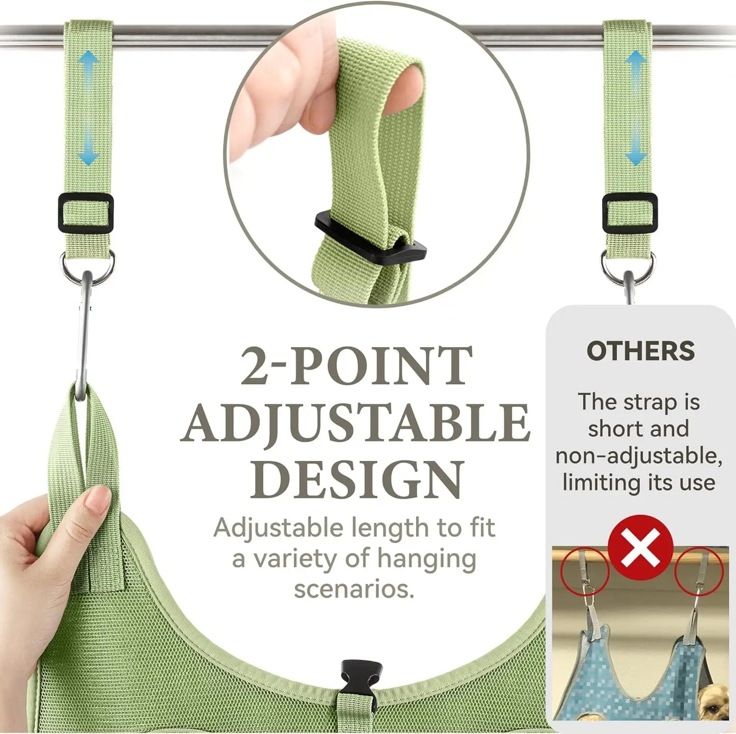 Dog Grooming Hammock Nail Trimming Sling for Small Pets