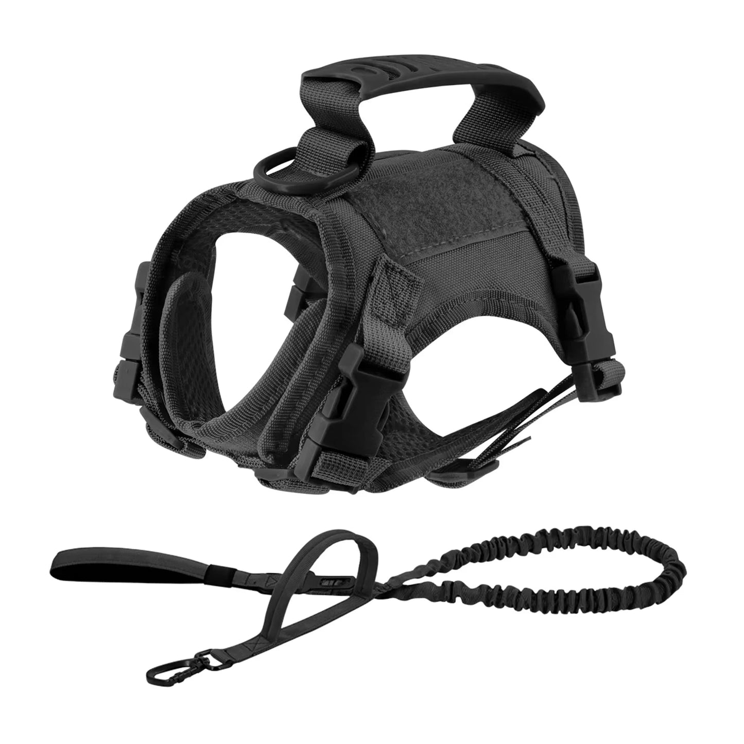 Tactical Puppy Harness Leash Set For Small Dogs And Cats