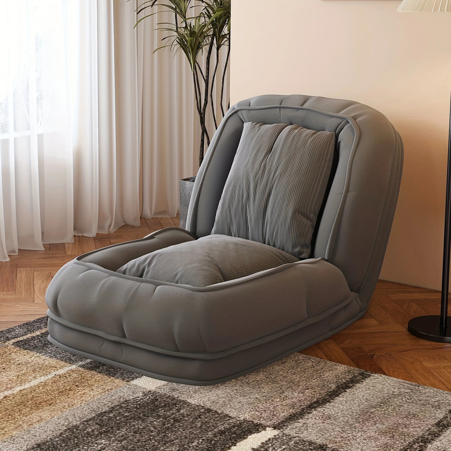 Upholstered Pet And Human Sofa Bed With Adjustable Positions