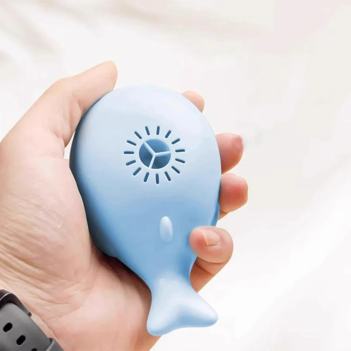 Whale-Shaped Electric Cat Toy With Jet Floating Ball USB Fan