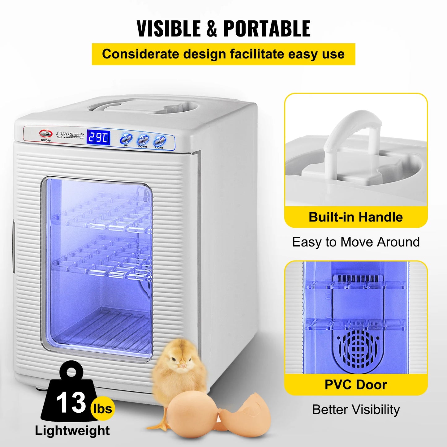 SucceBuy Automatic Reptile Incubator Hatchery For Eggs