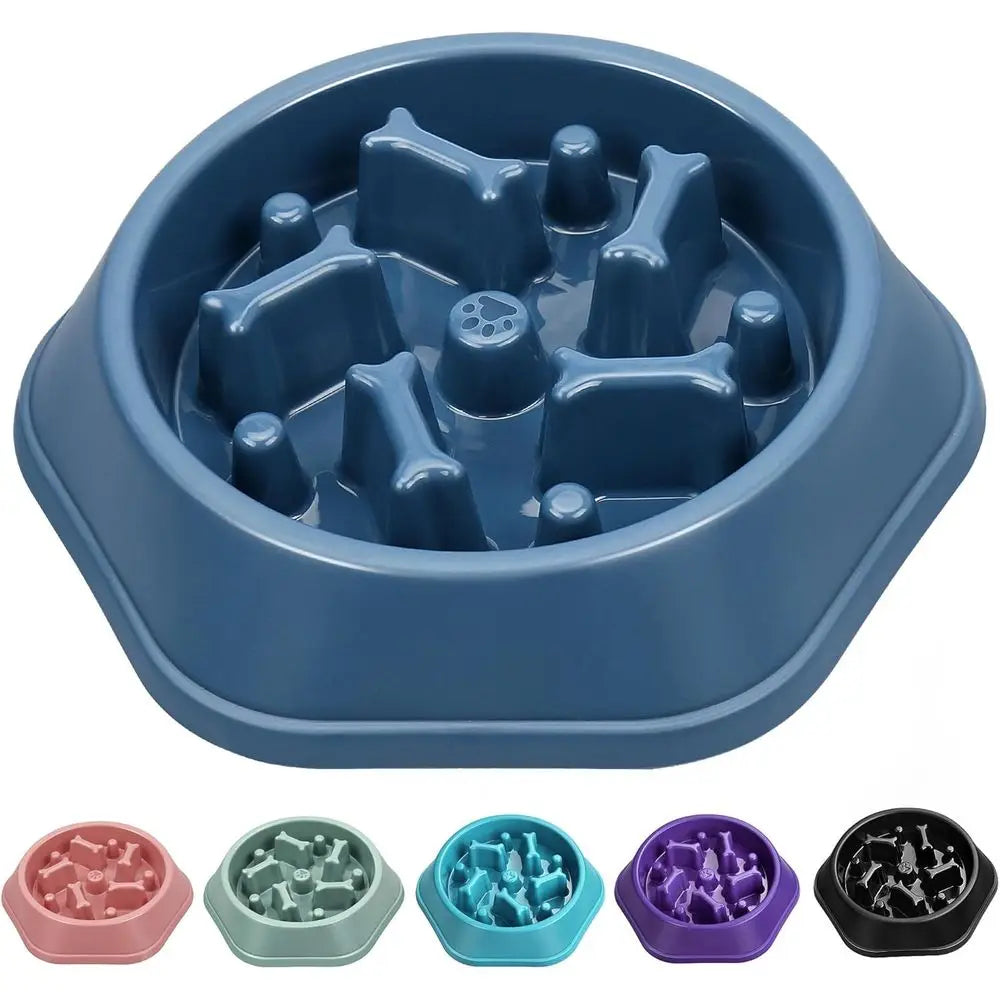 Anti Choking Slow Feeding NonSlip Pet Puzzle Bowls For Dogs