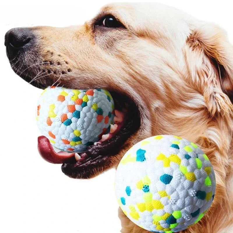 YOUSE Bite Resistant Dog Ball Toy Elastic E-TPU Chew Ball