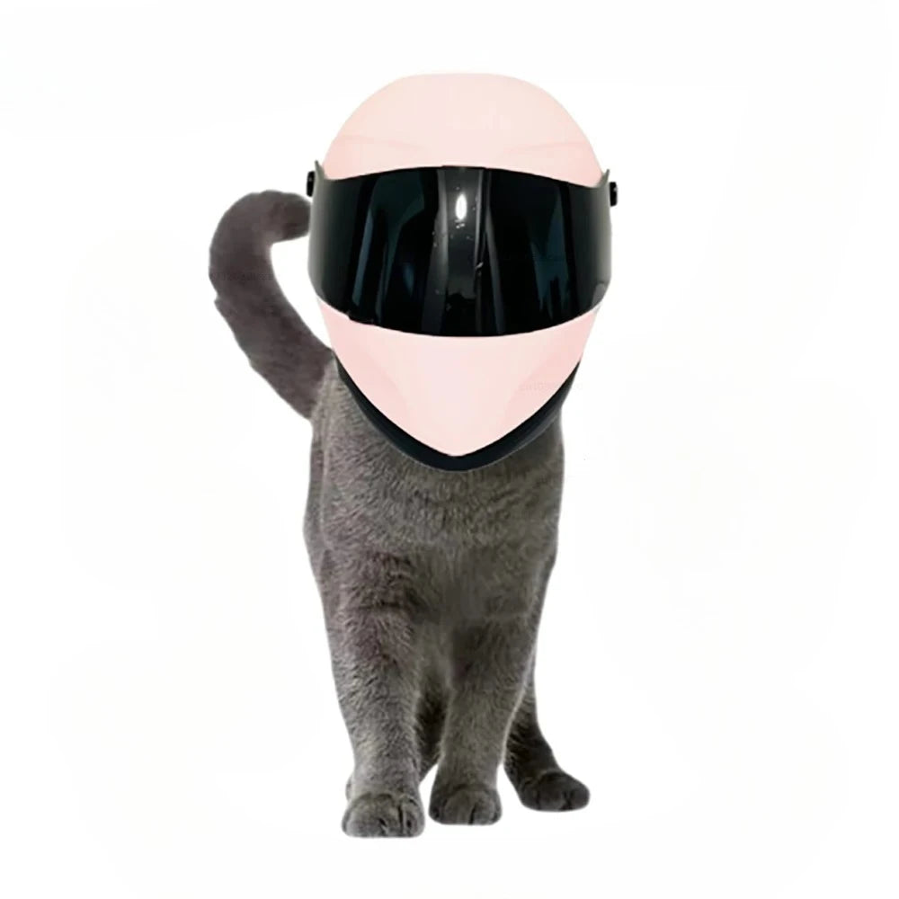 Pet Full Face Motorcycle Helmet for Cats and Dogs Outdoor