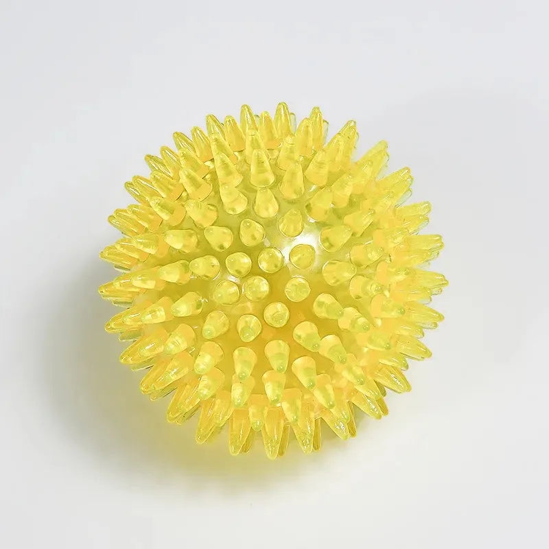 Rubber Squeaky Dog Toy Ball For Teeth Cleaning And Training