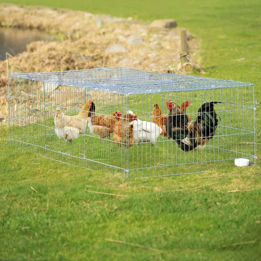 Outdoor Cage and Pen for Small Pets Rabbits Pigs Chickens