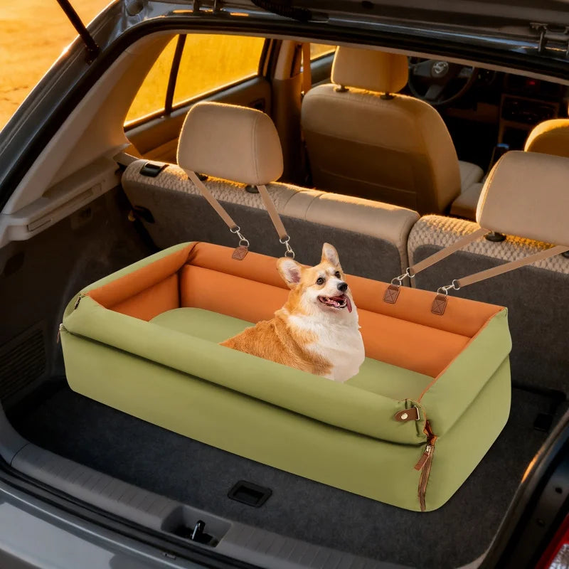 Foldable Travel Pet Car Seat Bed For Cats And Dogs Dual Use Anti Slip Comfort