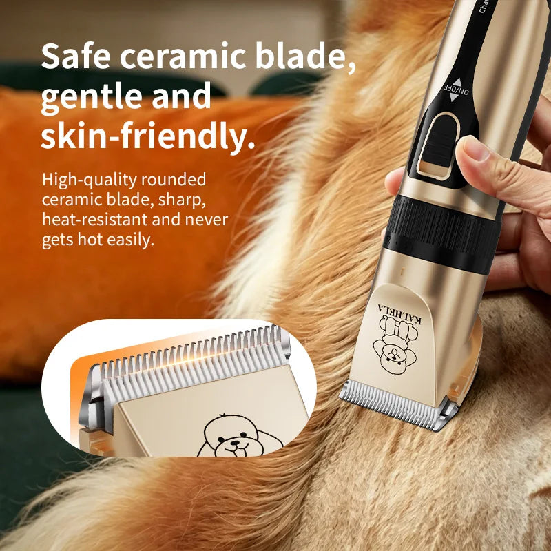 2-in-1 Pet Grooming Kit With Hair Clipper And Nail Clippers