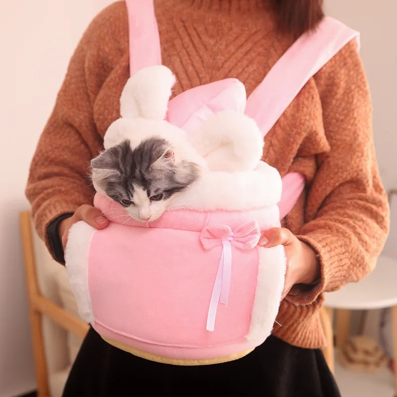Cat Backpack Carrier With Bubble Window Airline Approved Soft Sided