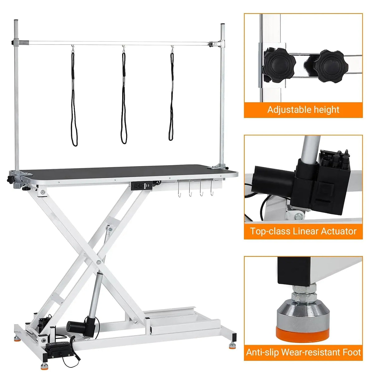 Garvee Electric Pet Grooming Table With Adjustable Height And Accessories