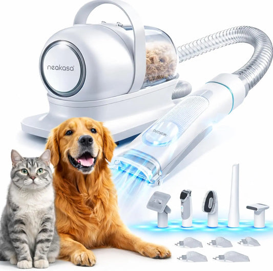 Professional Pet Grooming Kit With Vacuum Suction, Low Noise Design