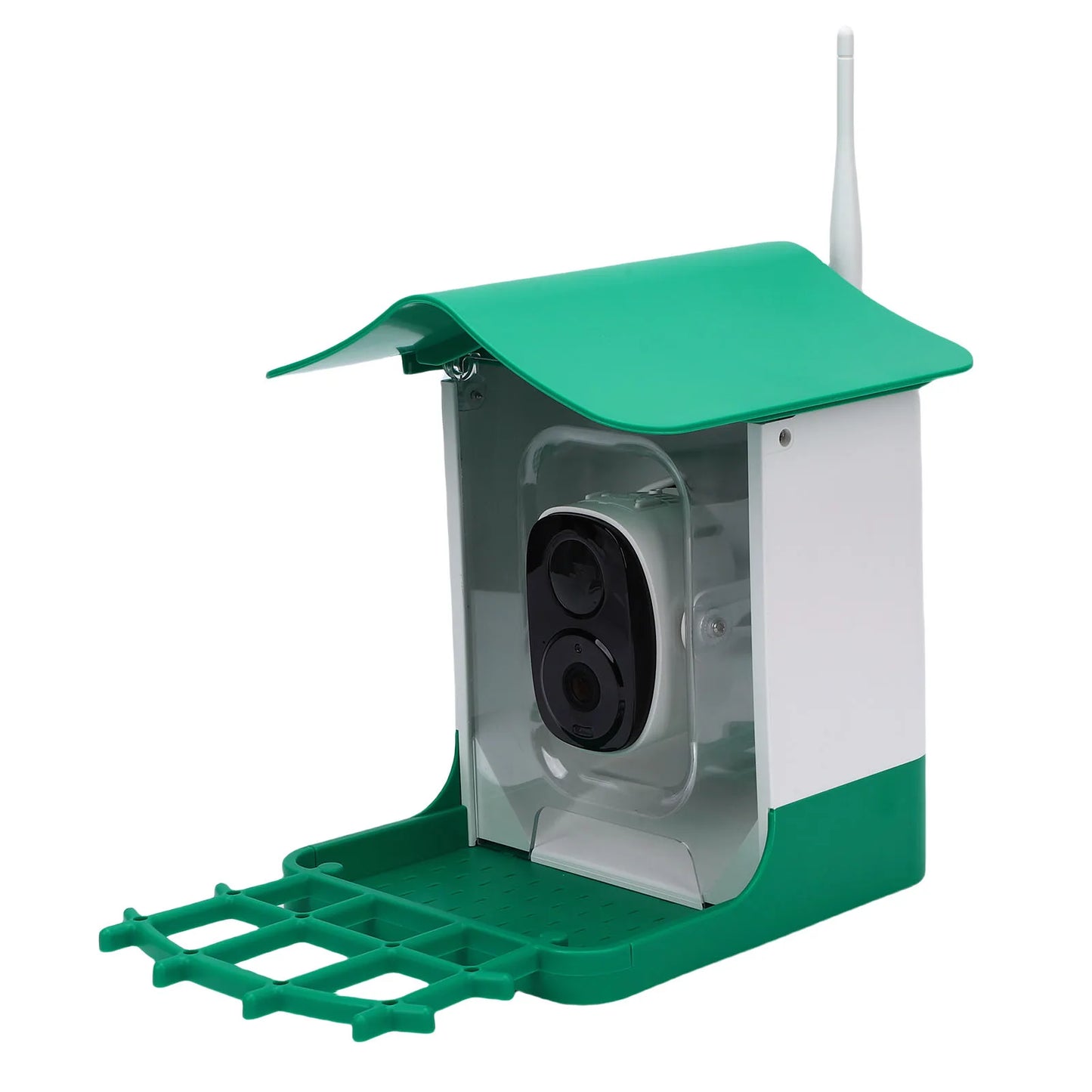 Smart Bird Feeder With Camera Solar Panel HD Video Weatherproof