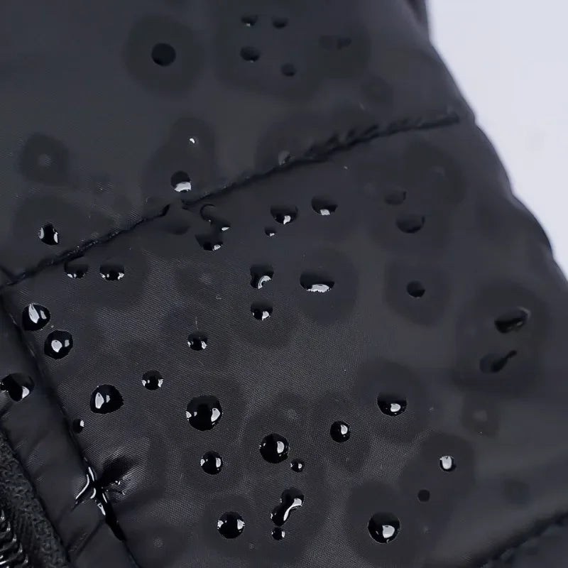 Waterproof Warm Dog Coat With Padded Zipper Jacket For Dogs