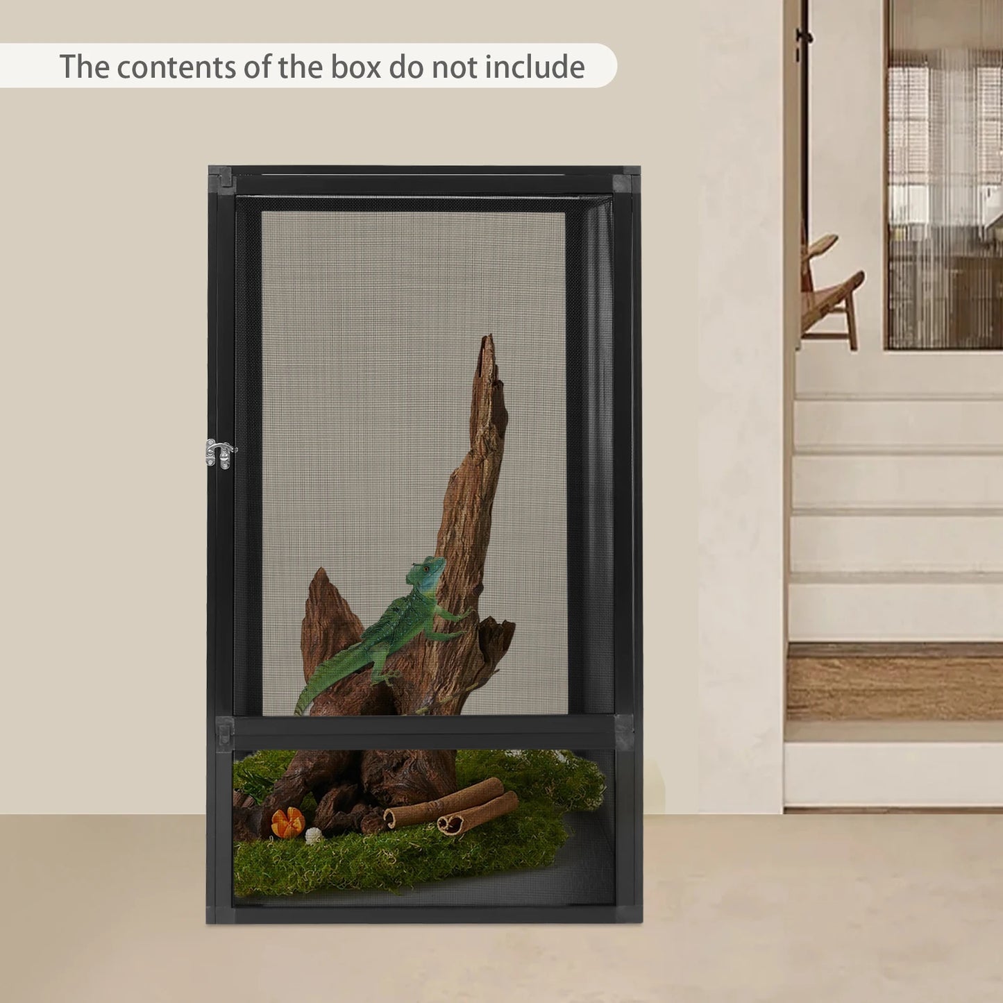 Bymaocar Micro Habitat Terrarium Enclosure Reptile Feeding Box