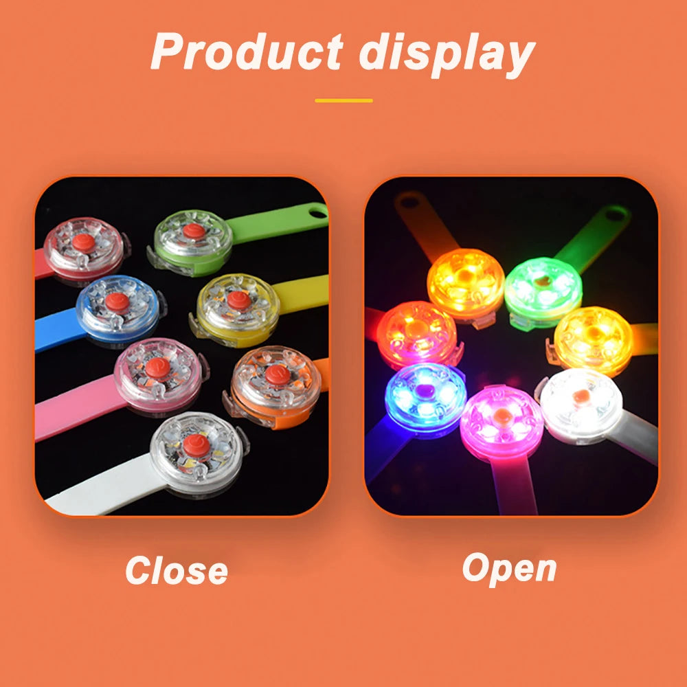 LED Pet Collar Pendant For Dogs And Cats Night Safety Light IPX7 Waterproof