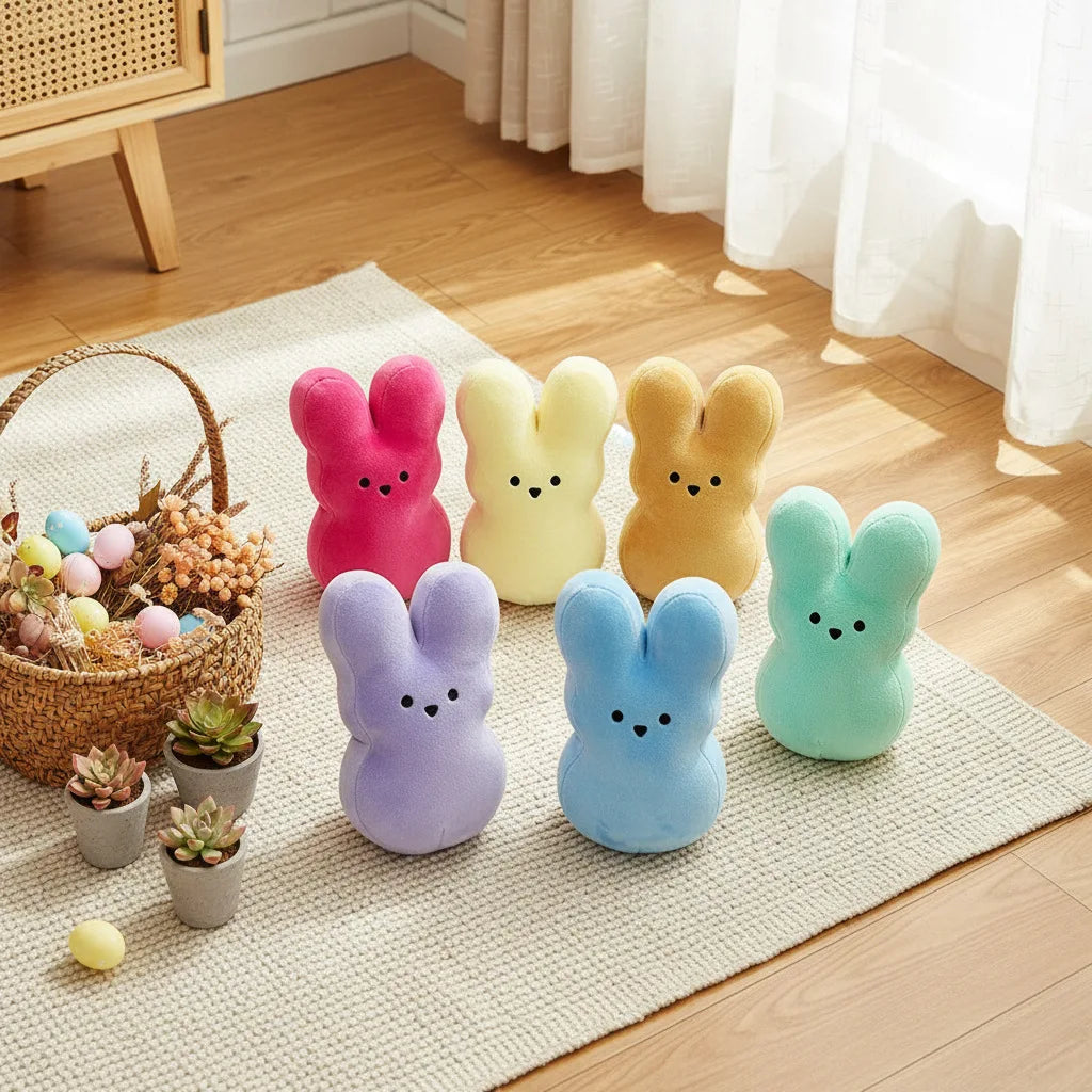 Cross Border Plush Rabbit Toys Set For Pets Polyester Material