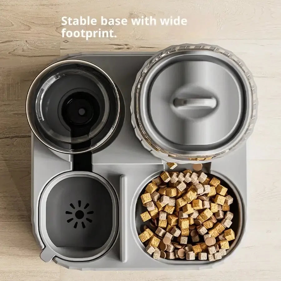 2 In 1 Pet Automatic Feeder And Waterer Bowl For Pets